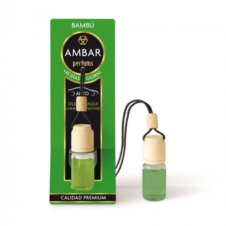 Ambar Perfums Ambientador Coche bambú Colgante 6,5ml