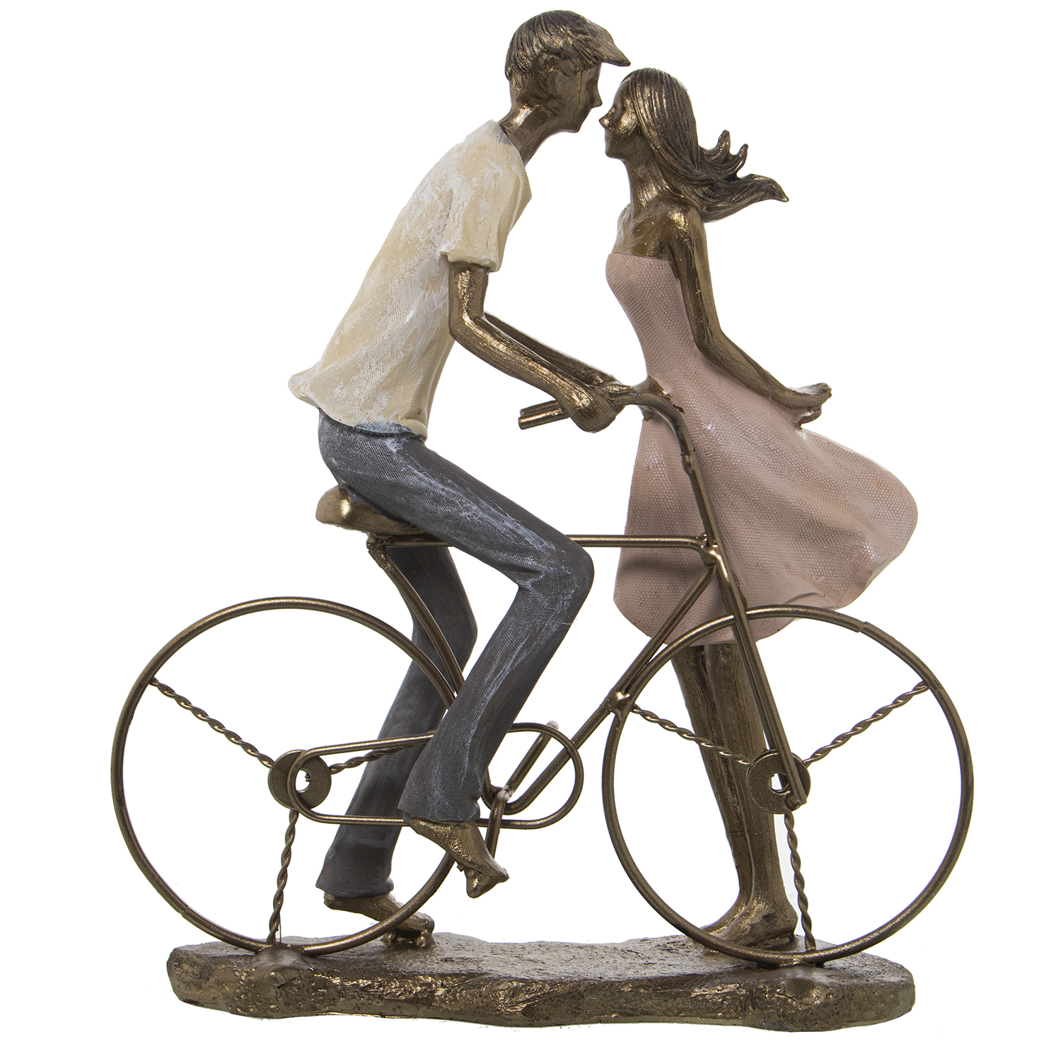 Figura de Metal. Bicicleta Tandem